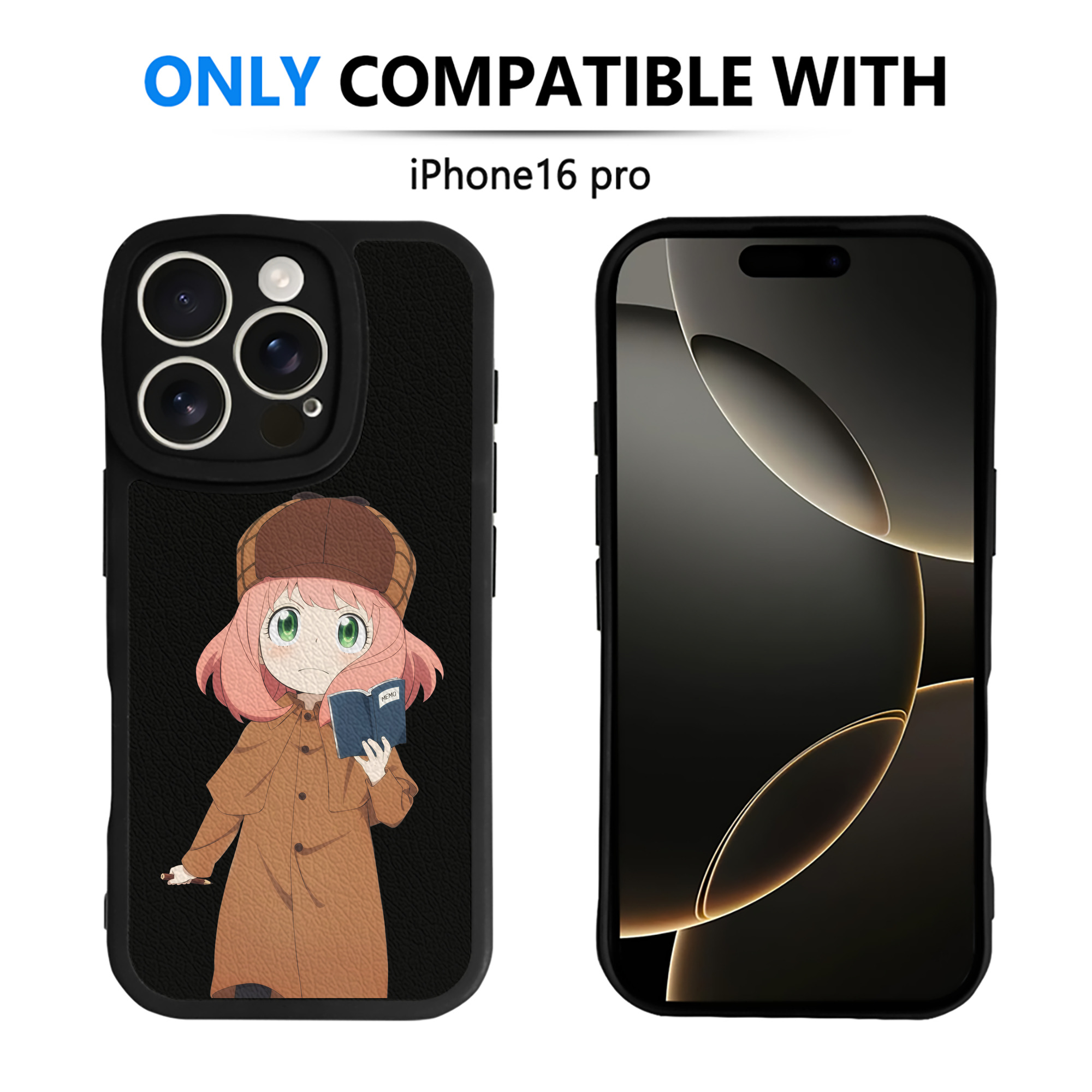 （画像用） SPY×FAMILY间谍家家酒 【iPhone 16シリーズ対応】シリコンスマホケース（レザー調） 材質：シリコン